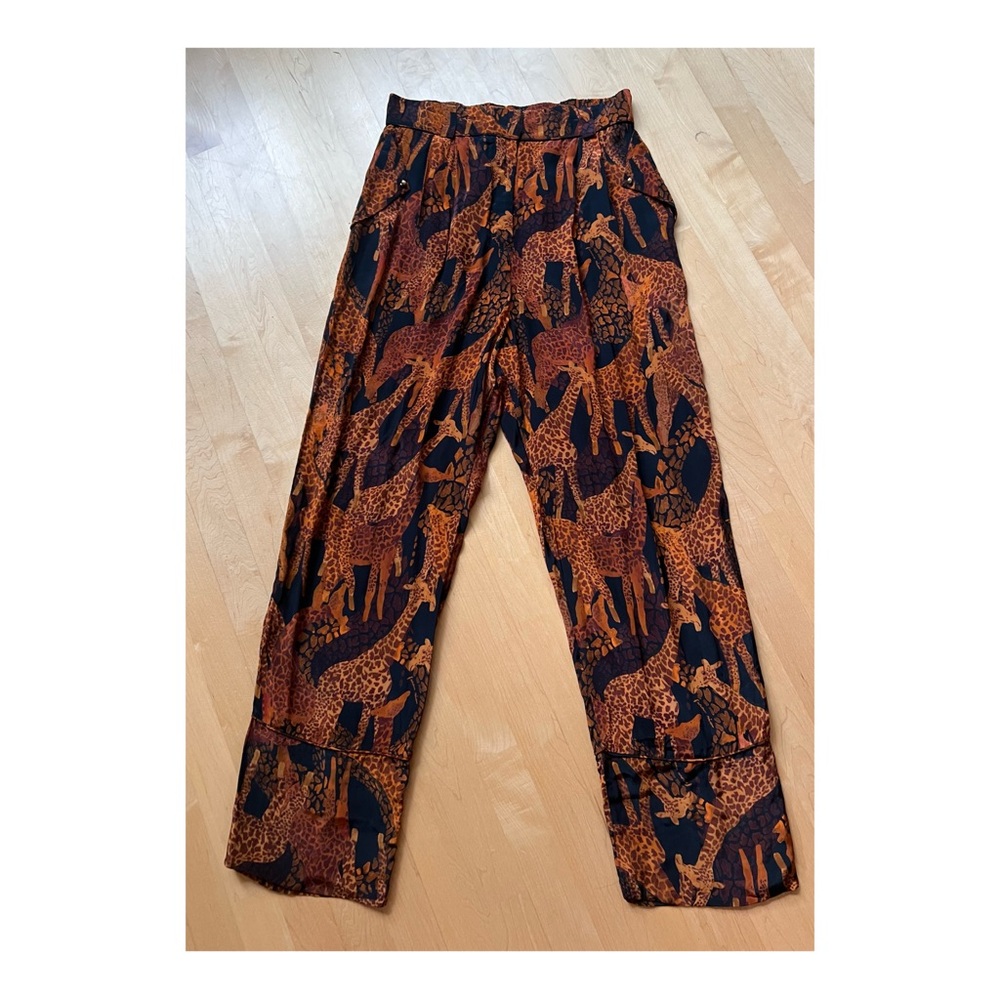 FARM Rio Animal Print GiraffeTrousers Sz M new without tags